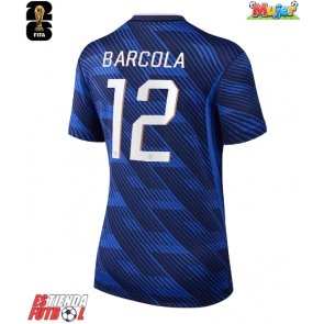 Francia Bradley Barcola #12 Primera Equipación Mujer Mundial 2026 Manga Corta